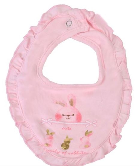 Bavetica, roz - Cute  (6m+) Bavetica, roz - Cute  (6m+)