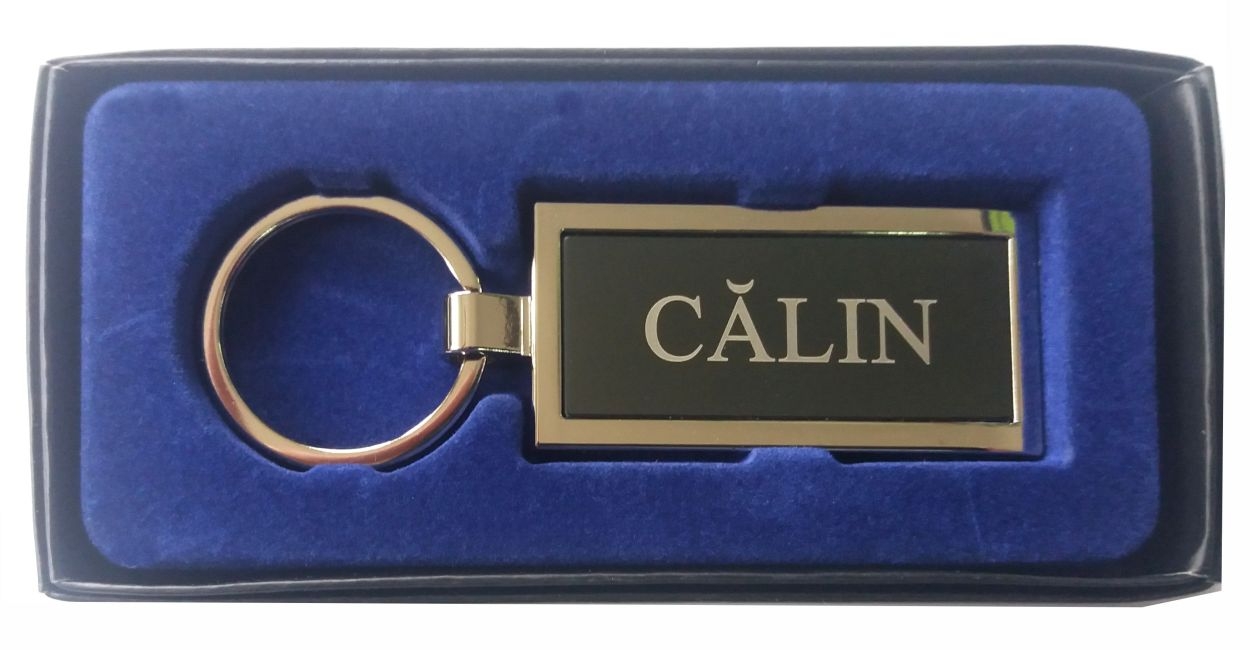 Breloc gravat barbatesc - Calin ( 8 cm x 2.5 cm ) Breloc gravat barbatesc - Calin ( 8 cm x 2.5 cm )