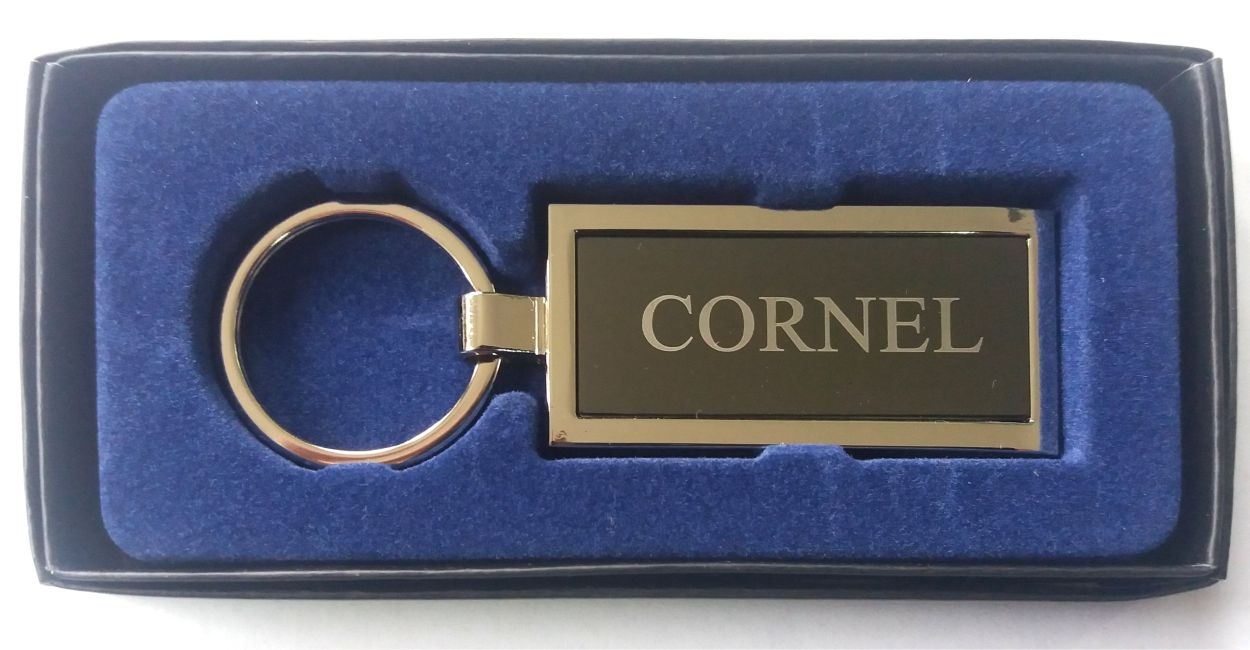 Breloc gravat barbatesc - Cornel ( 8 cm x 2.5 cm ) Breloc gravat barbatesc - Cornel ( 8 cm x 2.5 cm )