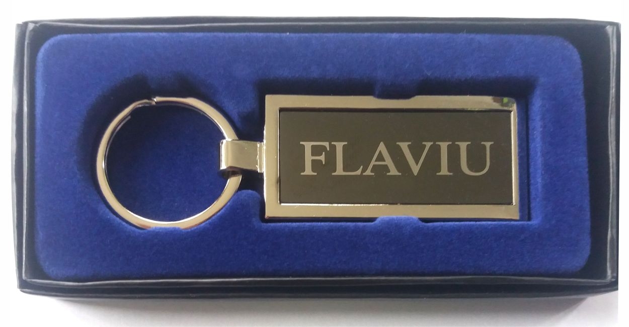 Breloc gravat barbatesc - Flaviu ( 8 cm x 2.5 cm ) Breloc gravat barbatesc - Flaviu ( 8 cm x 2.5 cm )