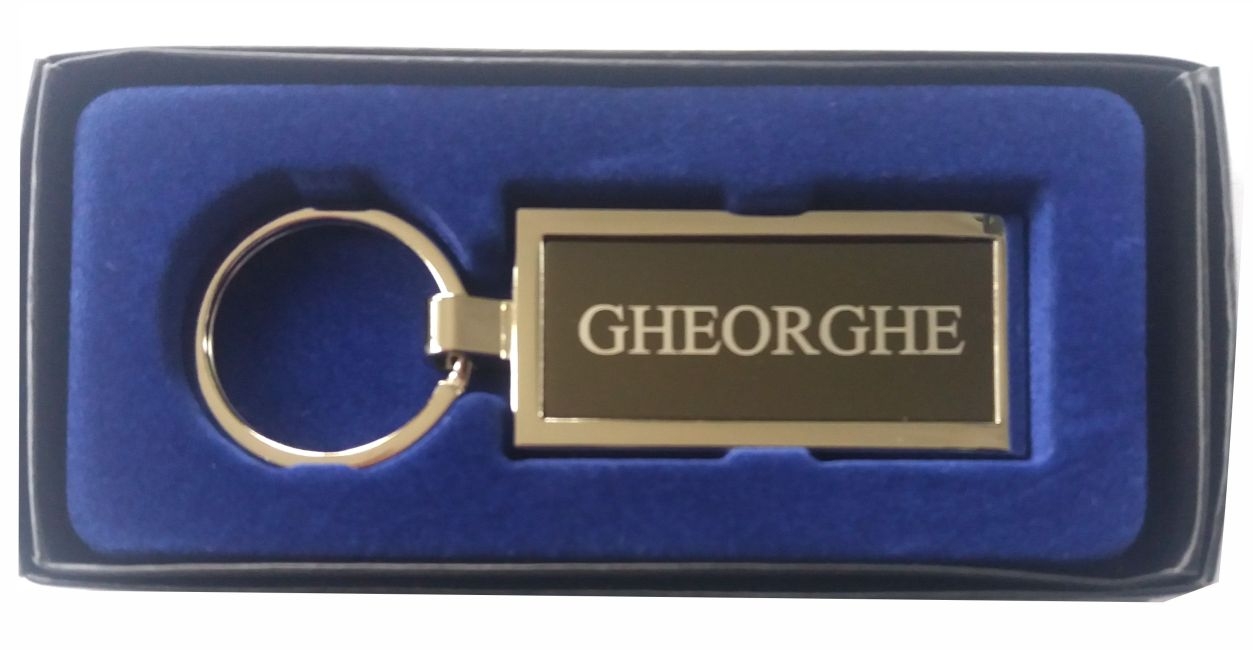 Breloc gravat barbatesc - Gheorghe ( 8 cm x 2.5 cm ) Breloc gravat barbatesc - Gheorghe ( 8 cm x 2.5 cm )