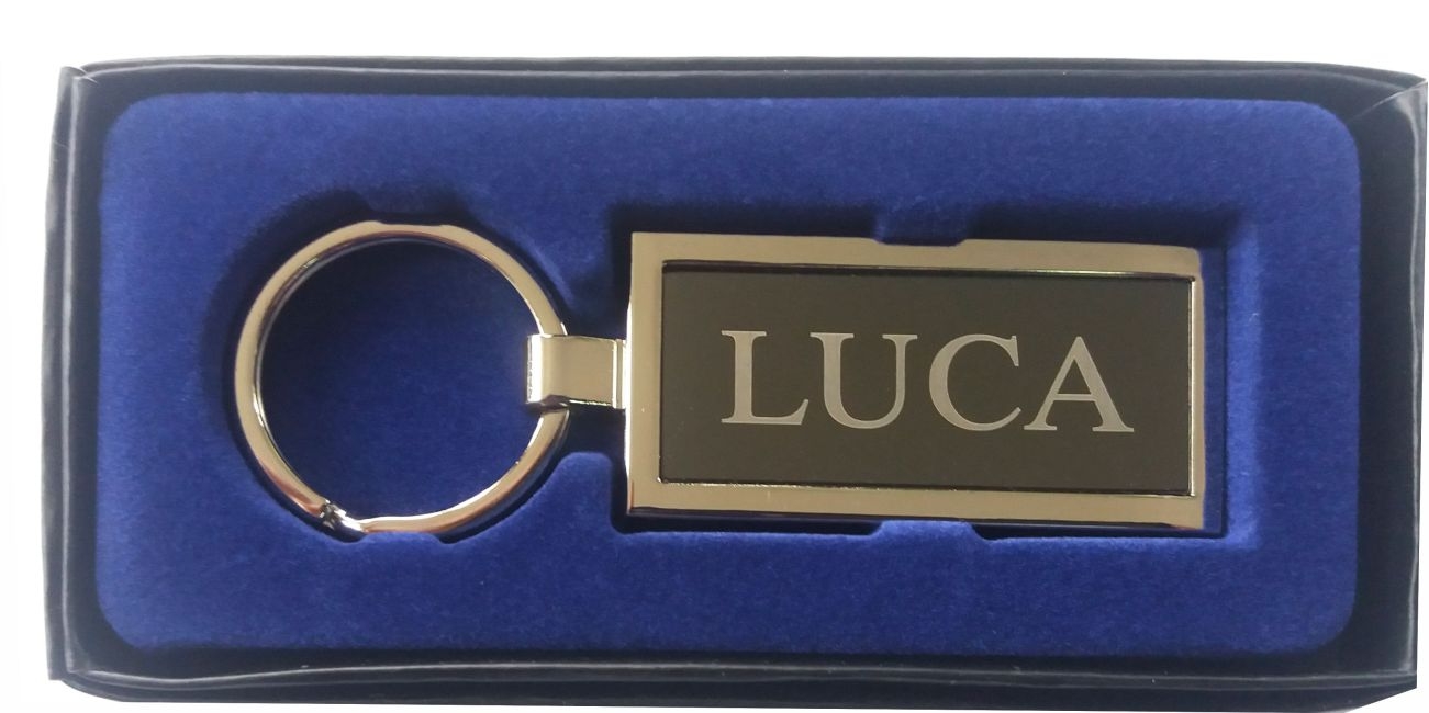 Breloc gravat barbatesc - Luca ( 8 cm x 2.5 cm ) Breloc gravat barbatesc - Luca ( 8 cm x 2.5 cm )