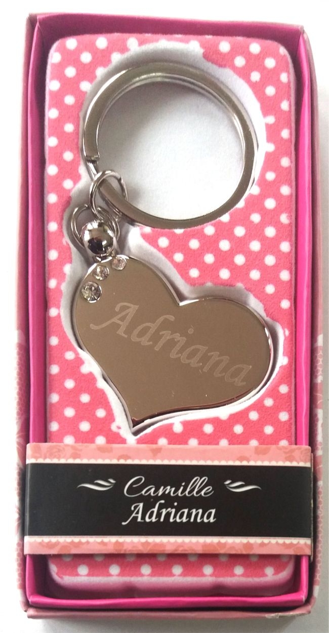 Breloc gravat inima  - Adriana ( 7 cm x 3.80 cm  ) Breloc gravat inima  - Adriana ( 7 cm x 3.80 cm  )