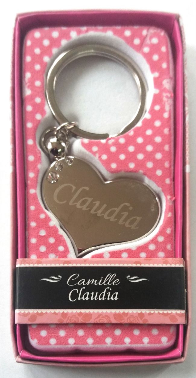 Breloc gravat inima  - Claudia ( 7 cm x 3.80 cm  ) Breloc gravat inima  - Claudia ( 7 cm x 3.80 cm  )