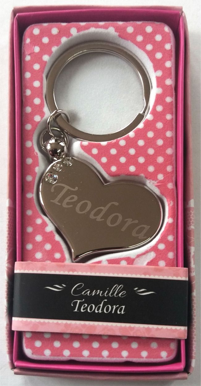 Breloc gravat inima  - Teodora ( 7 cm x 3.80 cm  ) Breloc gravat inima  - Teodora ( 7 cm x 3.80 cm  )