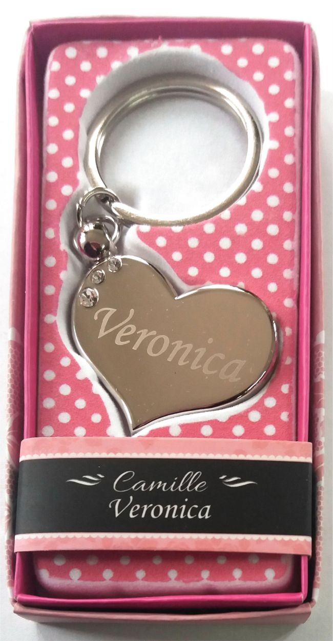 Breloc gravat inima  - Veronica  (7 cm x 3.80 cm  ) Breloc gravat inima  - Veronica  (7 cm x 3.80 cm  )