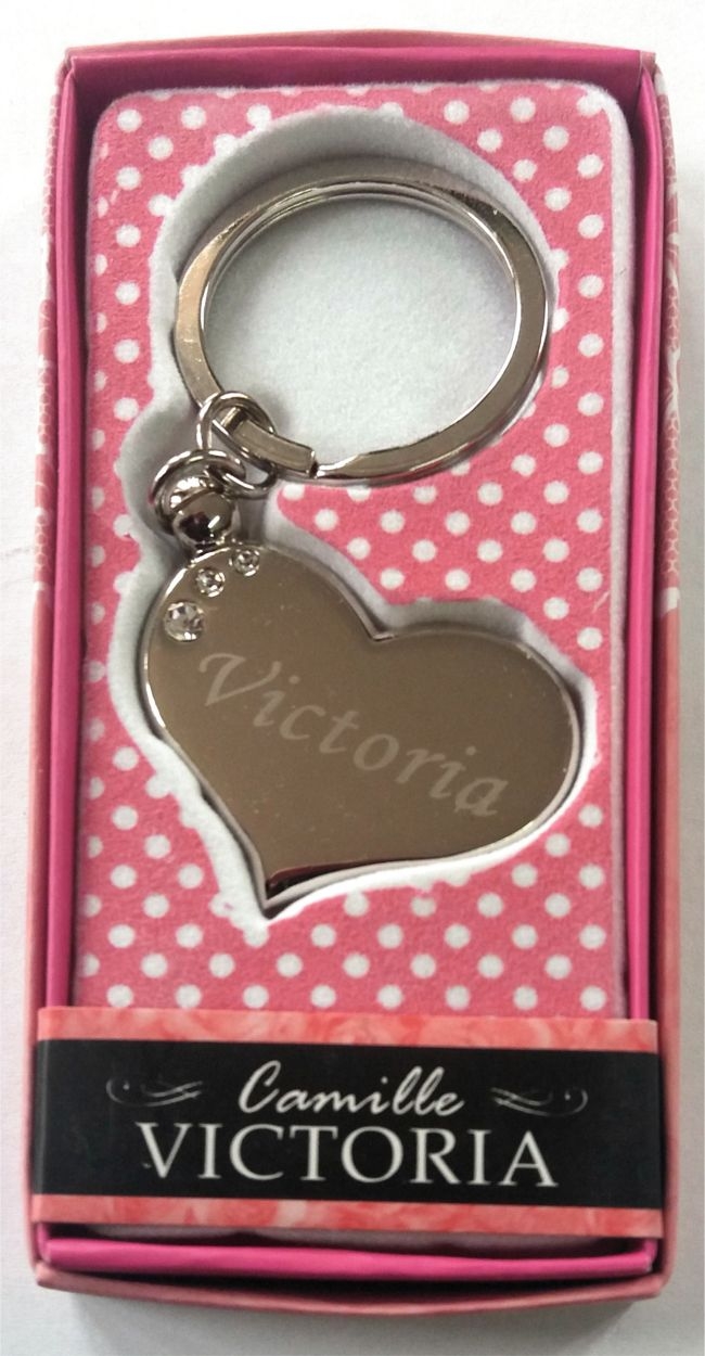 Breloc gravat inima  - Victoria (7 cm x 3.80 cm  ) Breloc gravat inima  - Victoria (7 cm x 3.80 cm  )