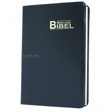 Biblia in limba germana - editia Neue Luther Bibel, marime mare, piele ecologica, margini albe, culoare neagra Biblia in limba germana - editia Neue Luther Bibel, marime mare, piele ecologica, margini albe, culoare neagra