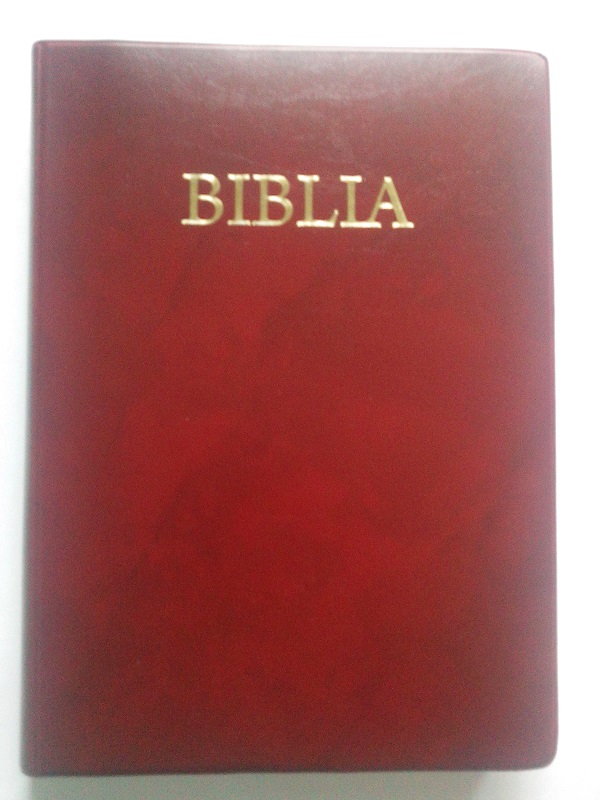 Biblia marime medie, grena, cu coperta moale, cu trimiteri, fara cruce [053 CM]