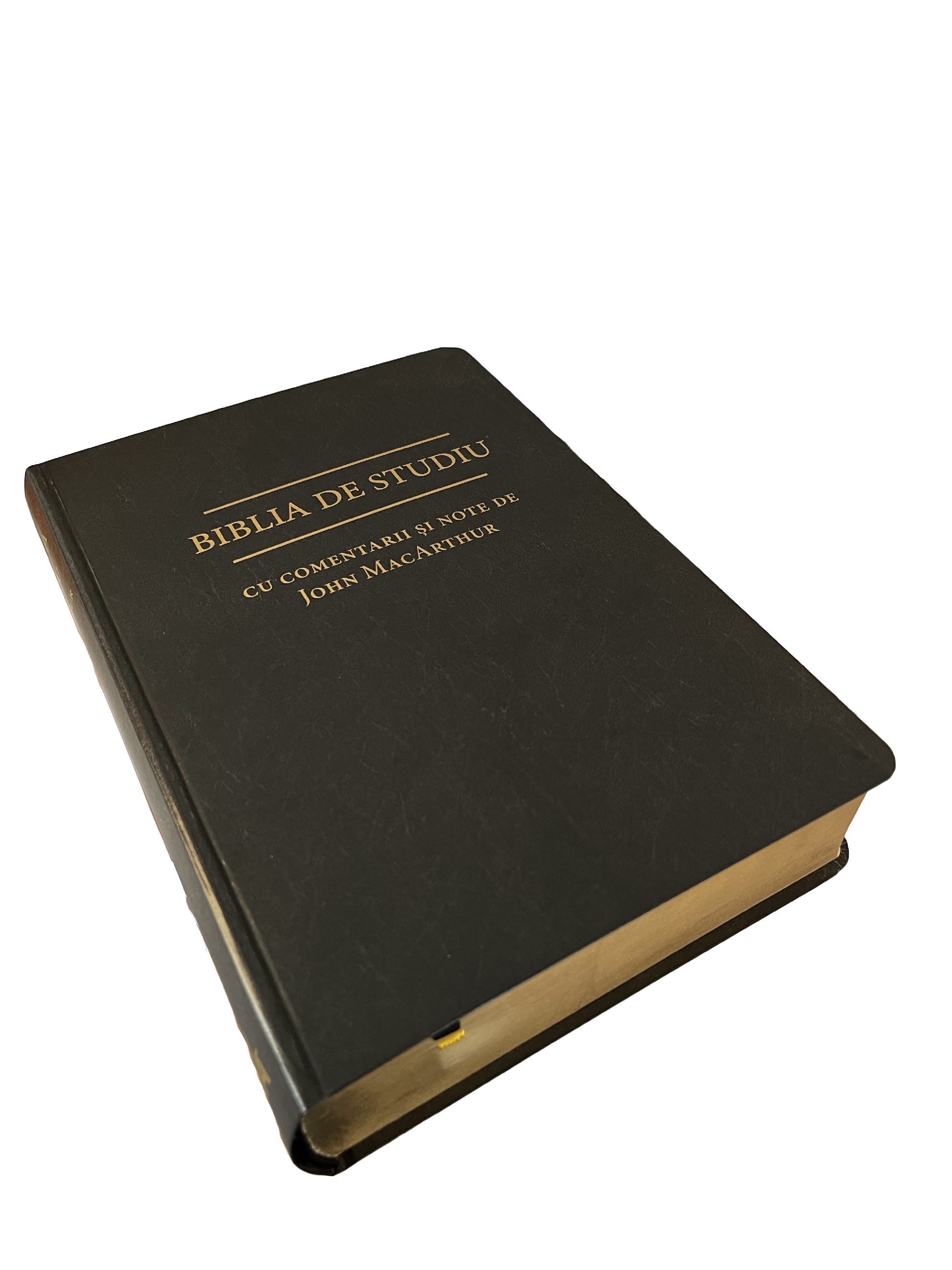 BIBLIA DE STUDIU cu comentarii și note de John MacArthur, marime mare, coperta tare, margini aurii, traducere trinitariana BIBLIA DE STUDIU cu comentarii și note de John MacArthur, marime mare, coperta tare, margini aurii, traducere trinitariana
