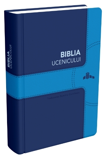 Biblia ucenicului, marime mare, coperta imitatie de piele, culoare albastra, margini argintii, trad. Cornilescu Biblia ucenicului, marime mare, coperta imitatie de piele, culoare albastra, margini argintii, trad. Cornilescu