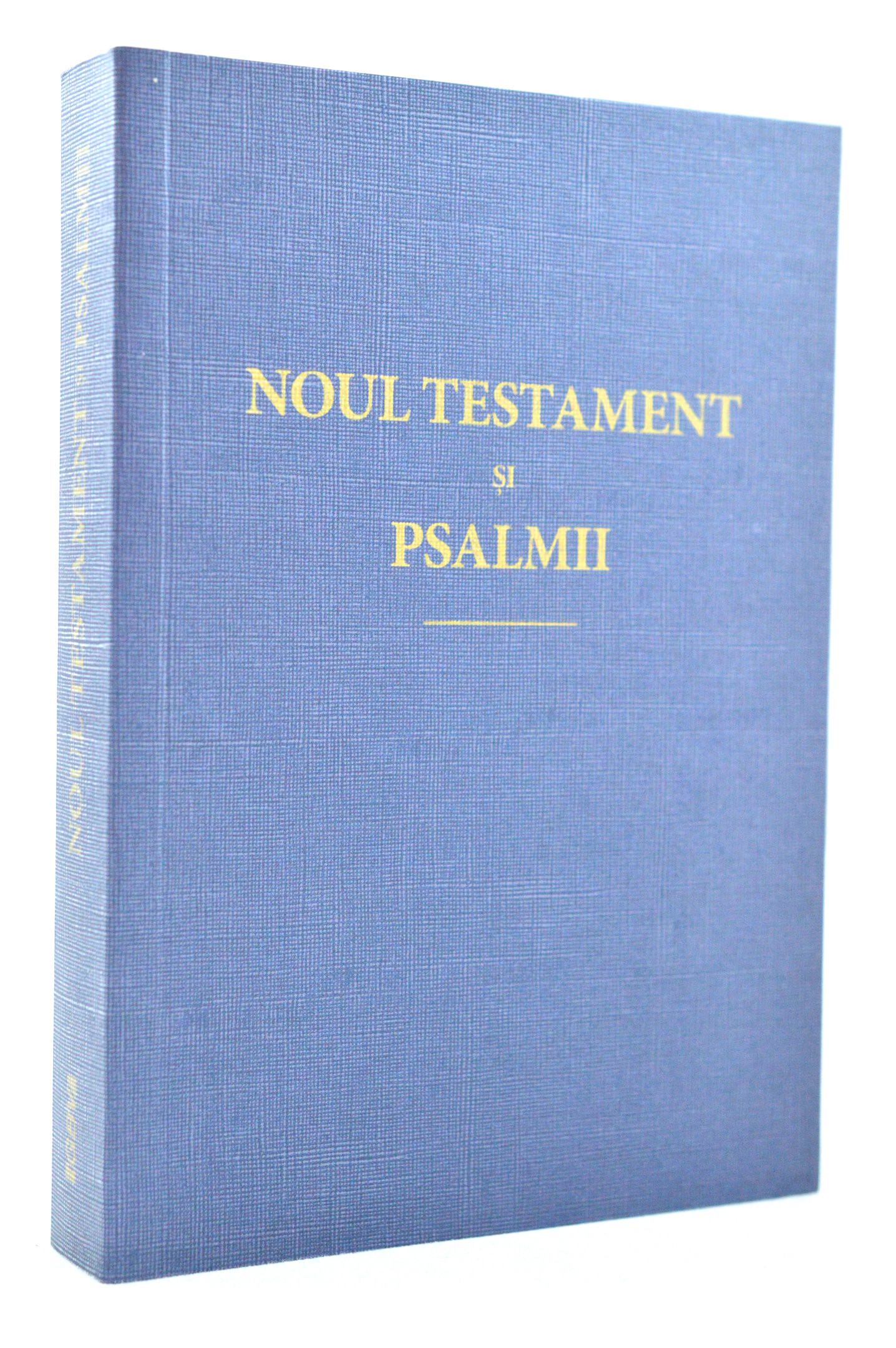 Noul Testament si Psalmii GBV , traducere literala noua, marime mica, coperta flexibila [editia 1989] - editie cu defect de tipar