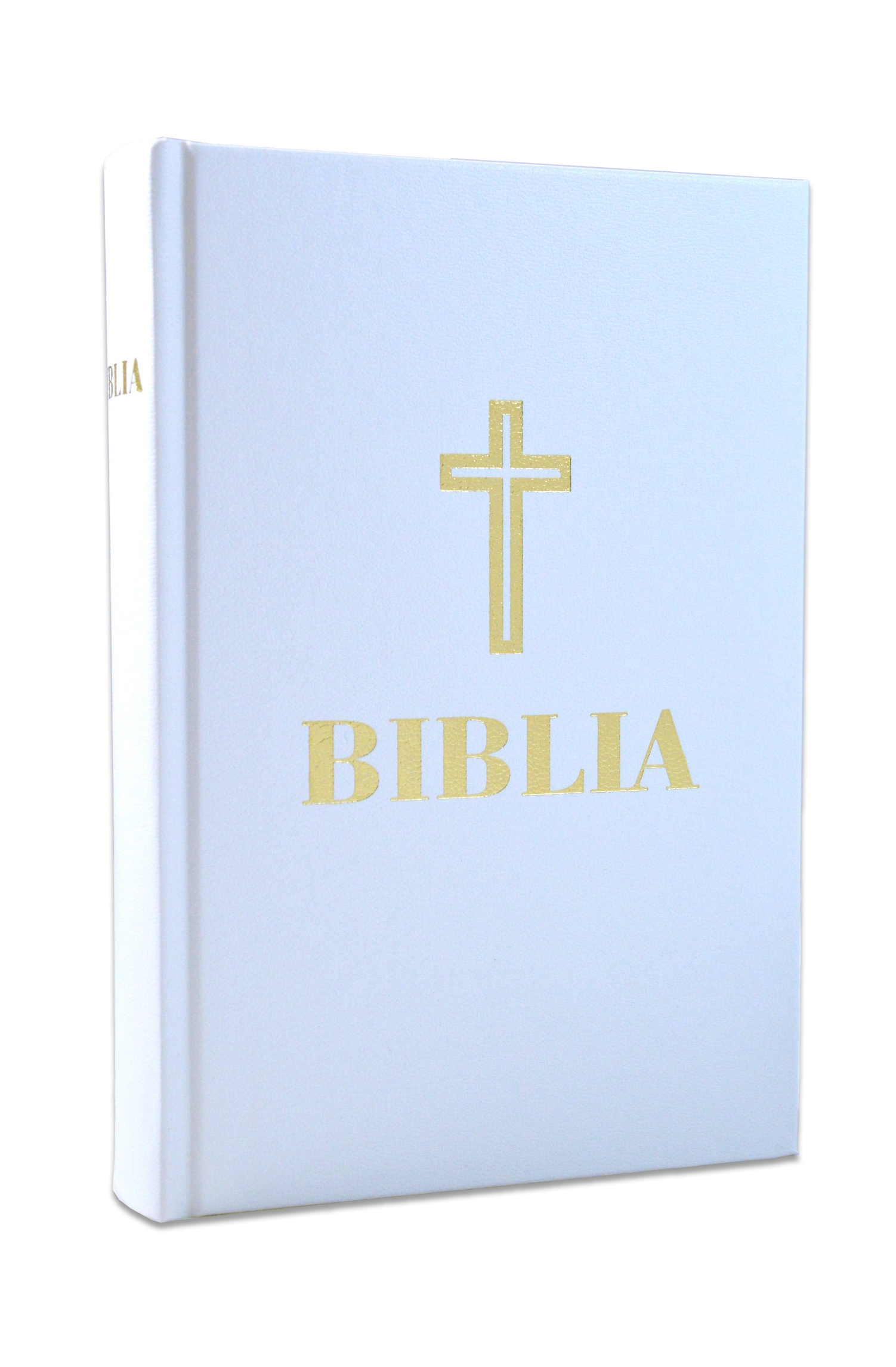 Biblia Ortodoxa, marime mica, coperta cartonata, alba, margini aurite (cu aprobarea Sf. Sinod) Biblia Ortodoxa, marime mica, coperta cartonata, alba, margini aurite (cu aprobarea Sf. Sinod)