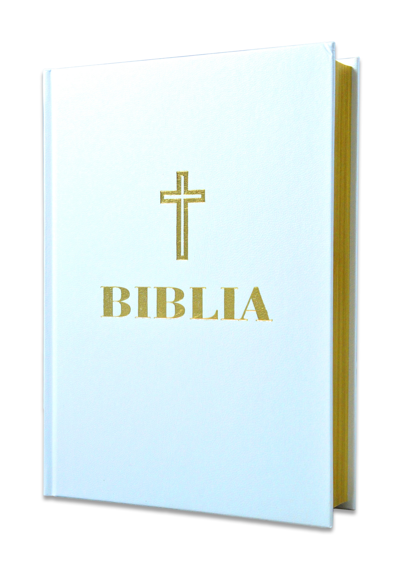 Biblia Ortodoxa, marime medie, coperta cartonata, alba, margini aurite (cu aprobarea Sf. Sinod) Biblia Ortodoxa, marime medie, coperta cartonata, alba, margini aurite (cu aprobarea Sf. Sinod)