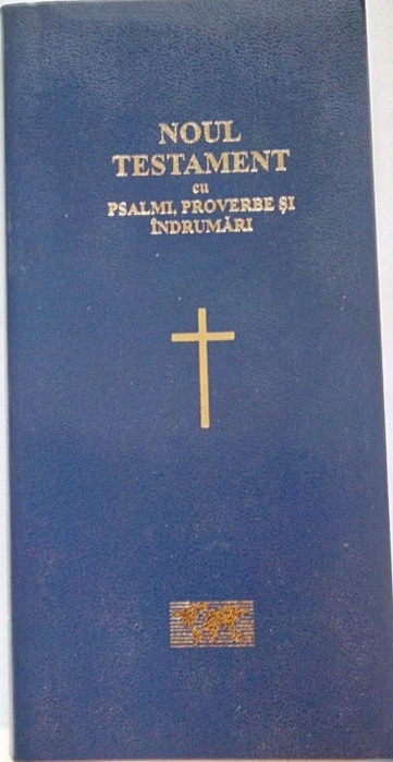Noul Testament cu Psalmi, Proverbe si Indrumari [albastra]
