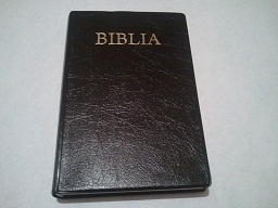 Biblie marime medie, coperta flexibila, neagra [063 CM]