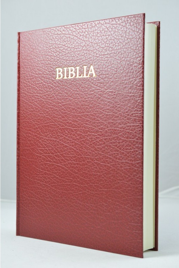 Biblia cu scris foarte mare, format A4, coperta tare, grena, fara cruce, trad. Cornilescu [SI 093 CT]