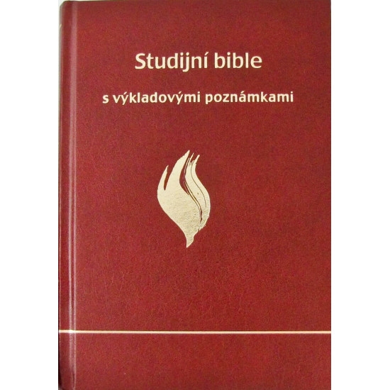Biblia de studiu in limba cehă, mare, cartonata - FireBible - Czech Burgundy Hardcover Biblia de studiu in limba cehă, mare, cartonata - FireBible - Czech Burgundy Hardcover