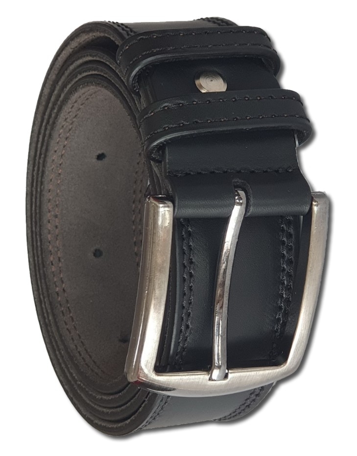 Curea de piele naturala cu catarama metalica, negru(130cm) Curea de piele naturala cu catarama metalica, negru(130cm)