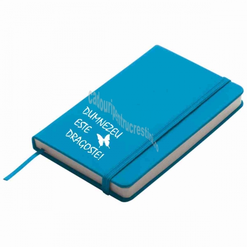 Carnetel A5 -Dumnezeu este dragoste(albastru deschis) Carnetel A5 -Dumnezeu este dragoste(albastru deschis)