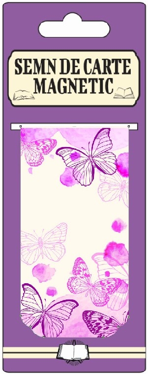 Semn de carte magnetic - Fluturi Semn de carte magnetic - Fluturi