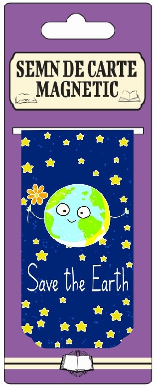 Semn de carte magnetic - Save the Earth