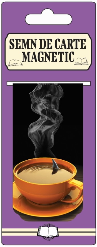 Semn de carte magnetic - Ceasca de cafea Semn de carte magnetic - Ceasca de cafea