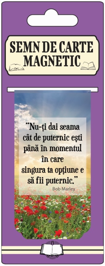 Semn de carte magnetic - Nu-ti dai seama cat de puternic esti Semn de carte magnetic - Nu-ti dai seama cat de puternic esti