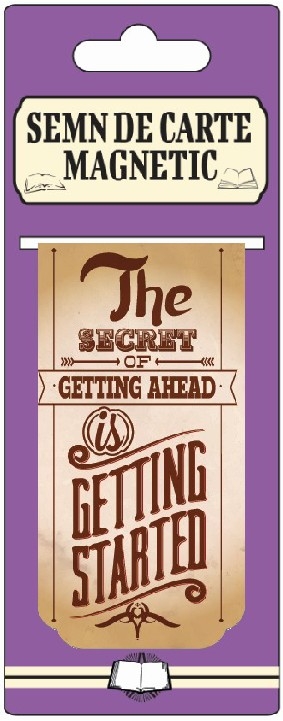 Semn de carte magnetic - The secret of getting ahead Semn de carte magnetic - The secret of getting ahead