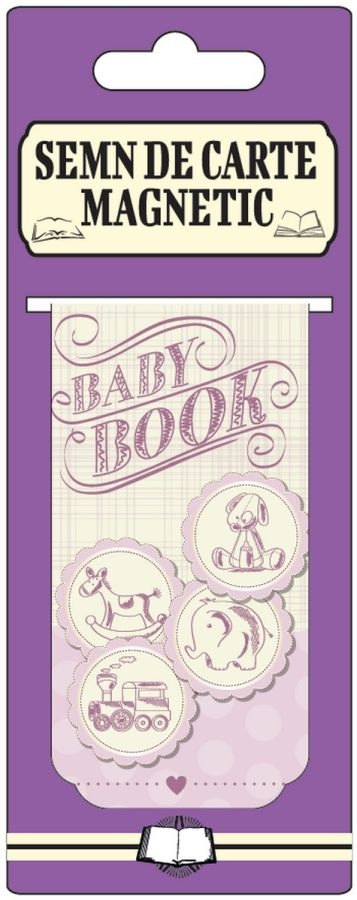 Semn de carte magnetic - Baby Book Semn de carte magnetic - Baby Book