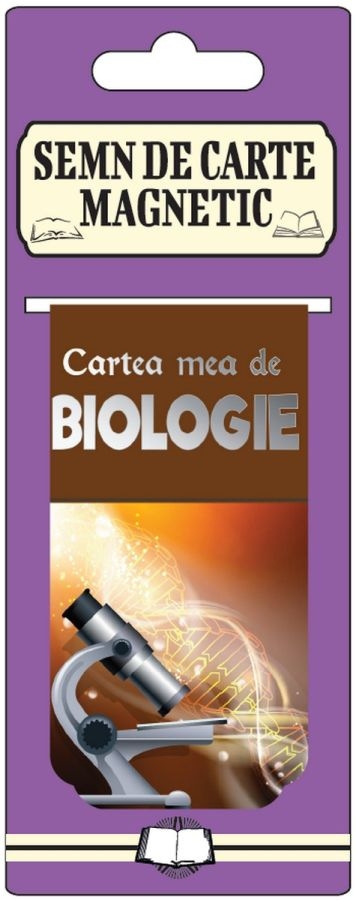 Semn de carte magnetic - Cartea mea de biologie Semn de carte magnetic - Cartea mea de biologie