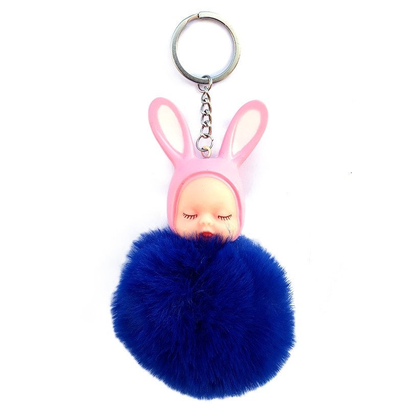 Breloc pufos - Copilas (nuanta de belumarin) Breloc pufos - Copilas (nuanta de belumarin)