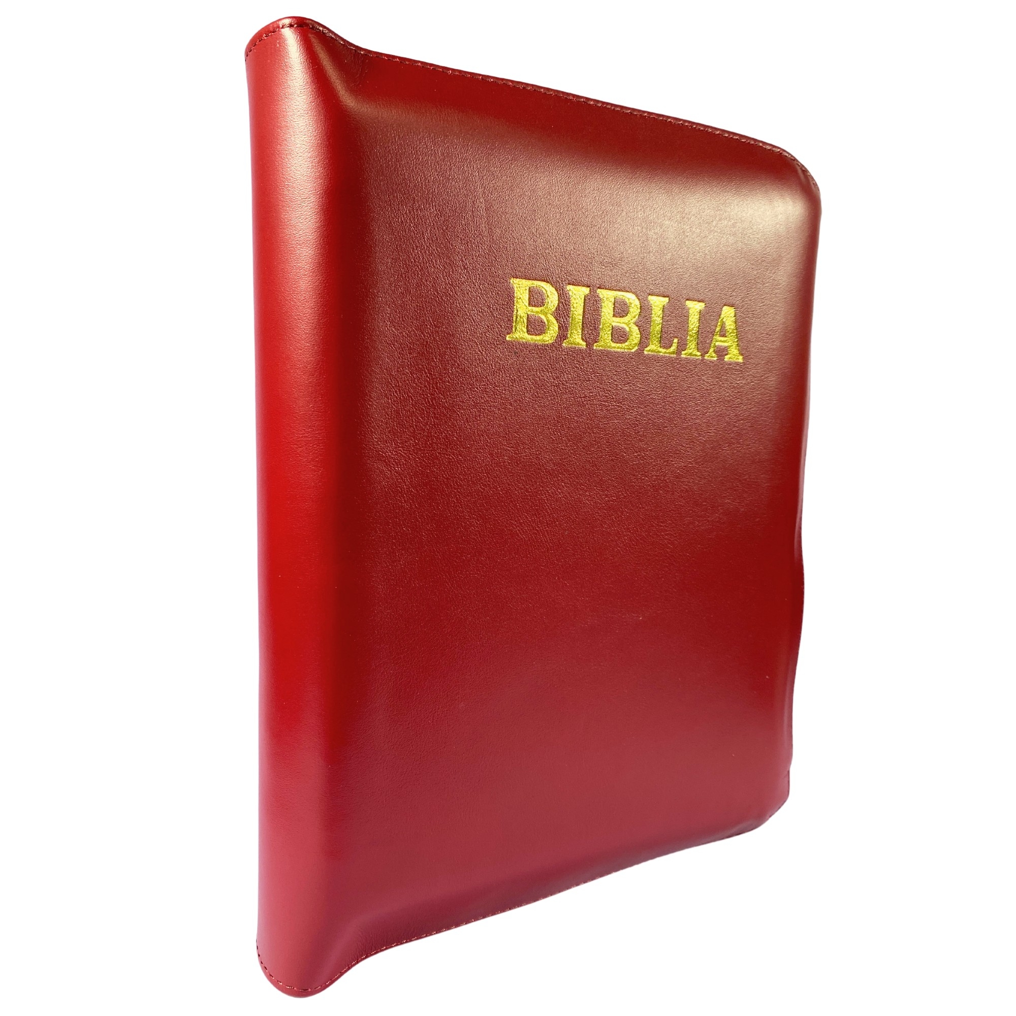 Biblia de studiu inductiv (trad. D. Cornilescu), piele naturala, vișiniu, fermoar Biblia de studiu inductiv (trad. D. Cornilescu), piele naturala, vișiniu, fermoar