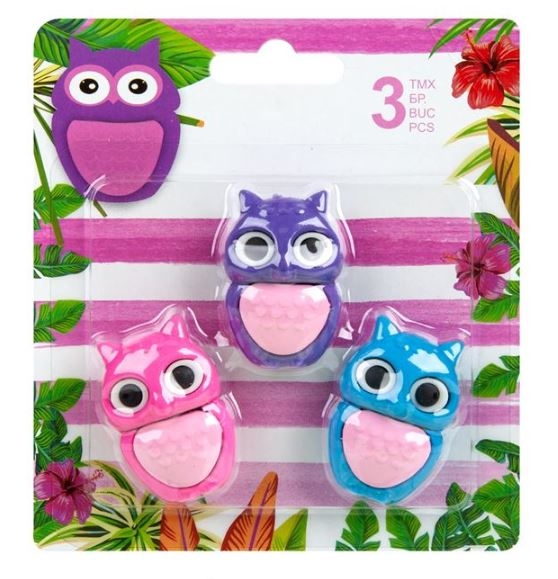 Radiera, 3 buc. - Bufnite Radiera, 3 buc. - Bufnite