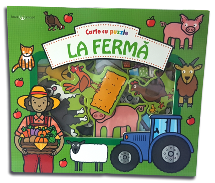Bebe invata - La ferma - Carte cu puzzle (3-5 ani) Bebe invata - La ferma - Carte cu puzzle (3-5 ani)