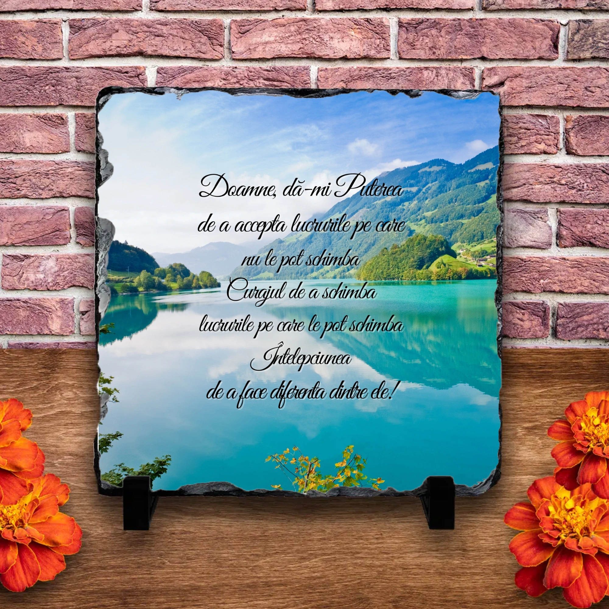 Placă ardezie, mesaj biblic - Rugaciune