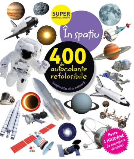 În spațiu. 400 de autocolante refolosibile