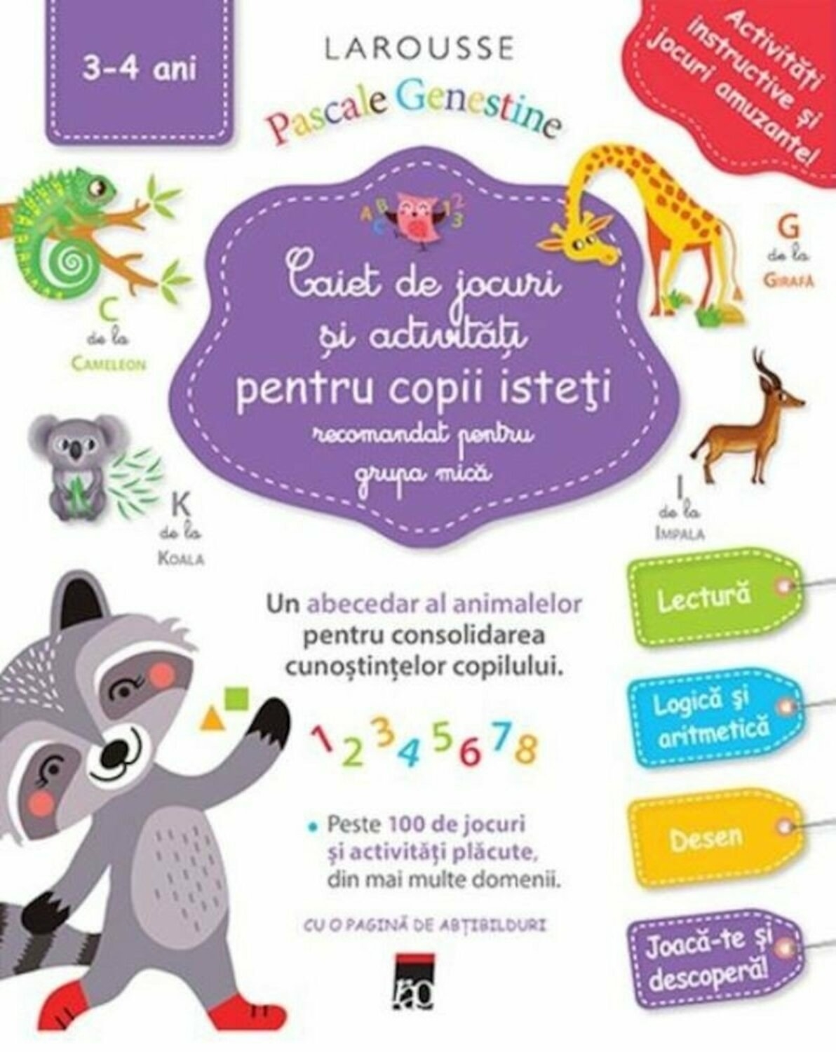 Caiet de jocuri si activitati pentru copii isteti (grupa mica) (3-4 ani)