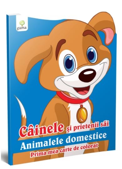 Cainele si prietenii sai - Carte de colorat pentru copii (3-5 ani) Cainele si prietenii sai - Carte de colorat pentru copii (3-5 ani)