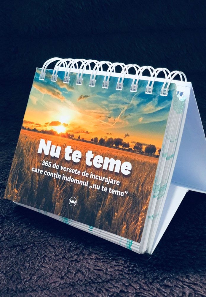 Calendar de birou – Nu te teme Calendar de birou – Nu te teme