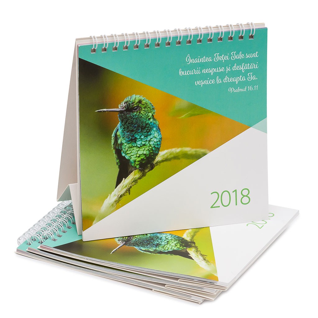 Calendar de birou cu versete biblice 2018 Calendar de birou cu versete biblice 2018