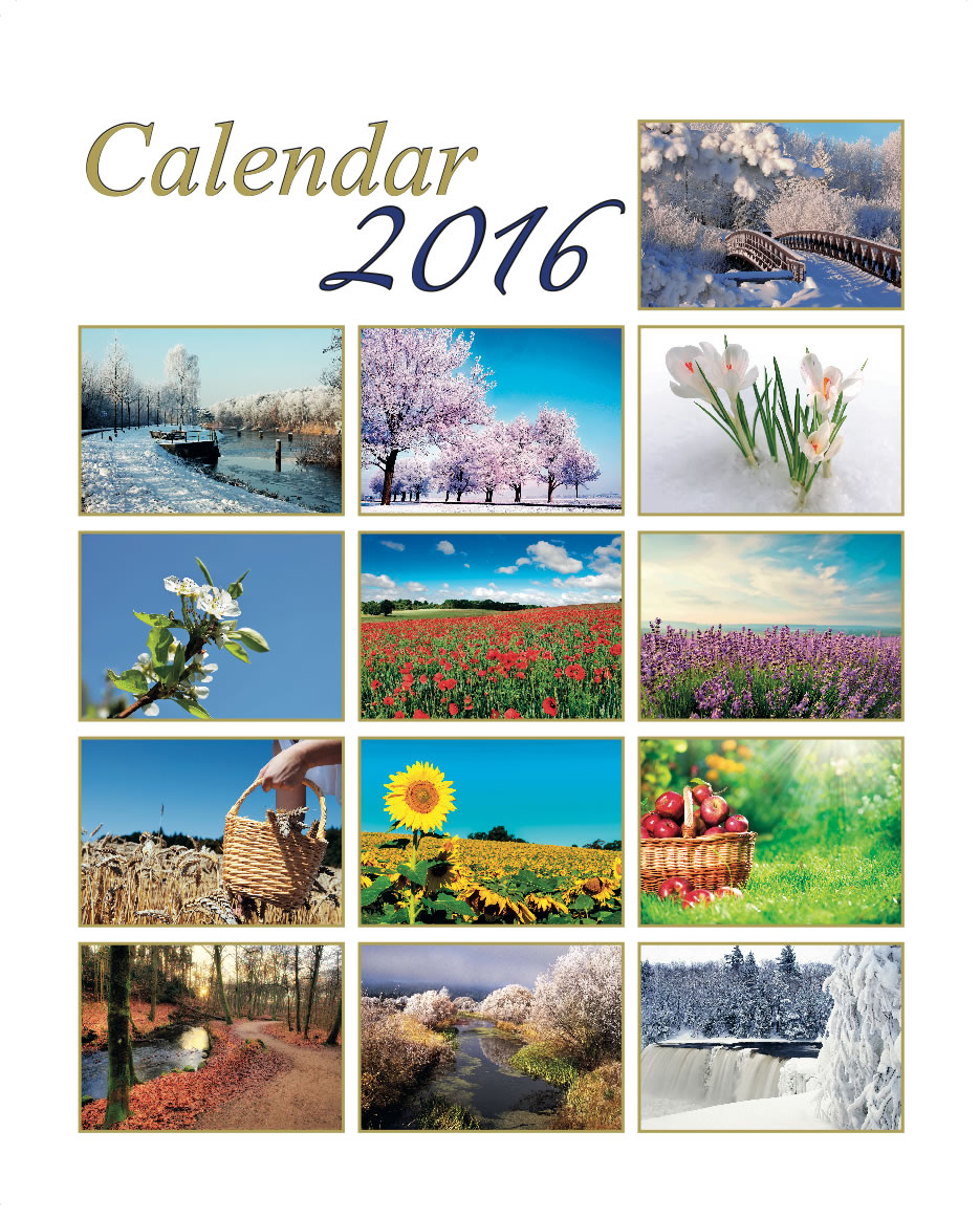 Calendar crestin 2016 - Format foarte mare A3 Calendar crestin 2016 - Format foarte mare A3