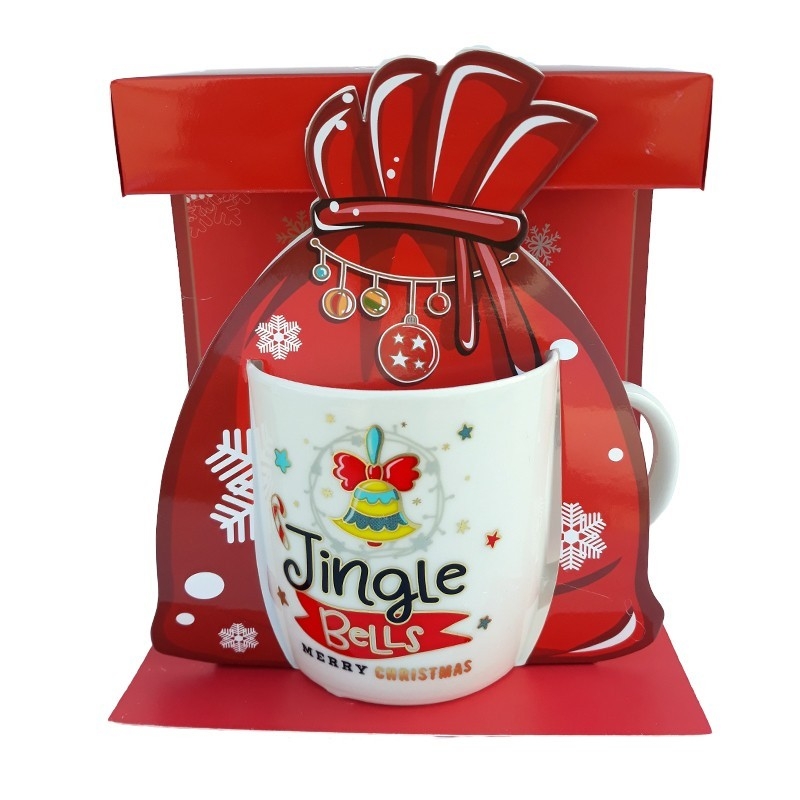 Cana ceramica cu motiv Craciun - Model 2 Cana ceramica cu motiv Craciun - Model 2