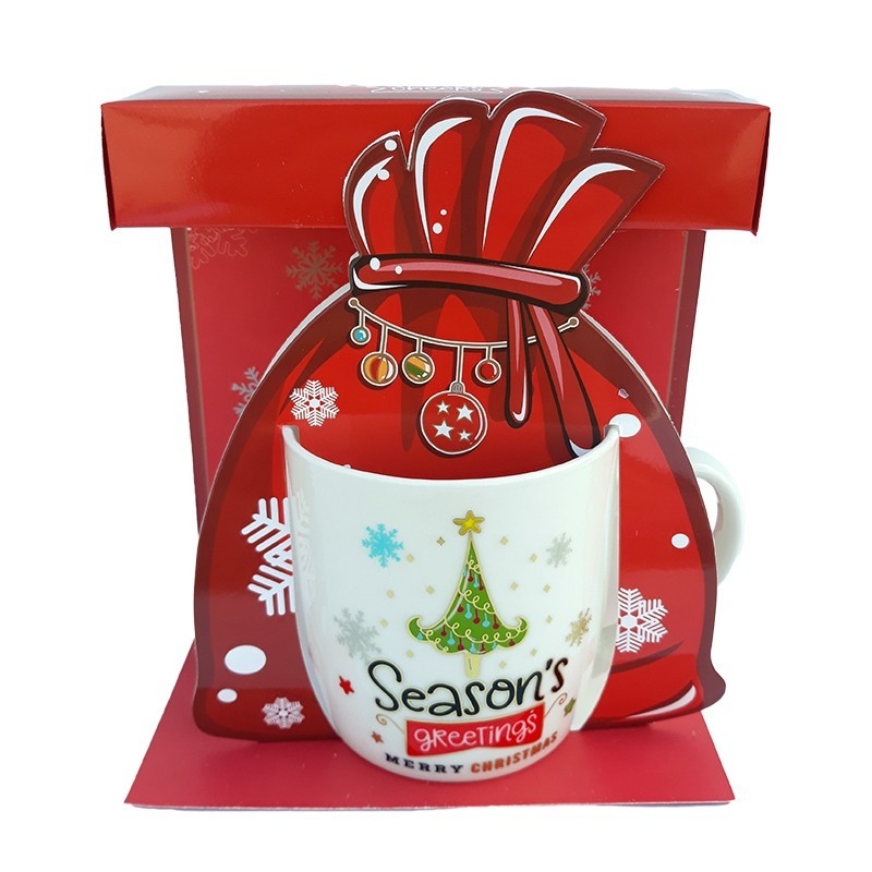 Cana ceramica cu motiv Craciun - Model 3 Cana ceramica cu motiv Craciun - Model 3