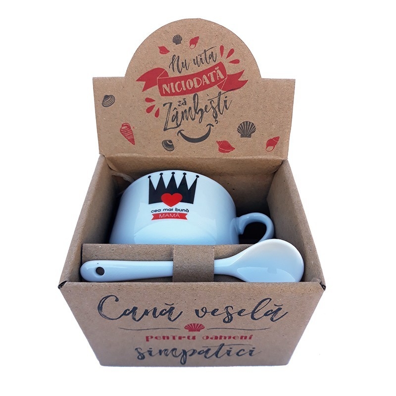 Cana cu lingurita - dedicatie mama Cana cu lingurita - dedicatie mama