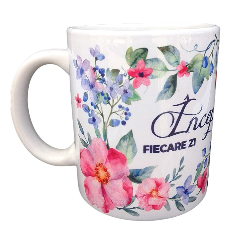 Cana cu mesaj crestin - Incepe fiecare zi Cana cu mesaj crestin - Incepe fiecare zi