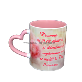 Cana cu mesaj crestin - Doamne îți cer ajutorul Cana cu mesaj crestin - Doamne îți cer ajutorul