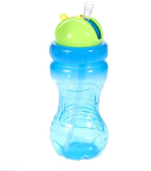 Cana antrenament, albastru - 385 ml (6M+)