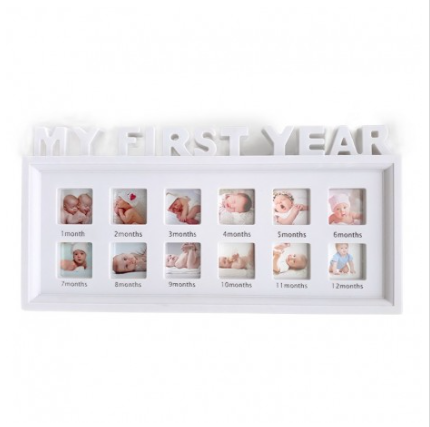 Rama 12 fotografii - My first year - verde salvie Rama 12 fotografii - My first year - verde salvie