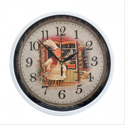 Ceas de perete -  Bucatar (30 x 30cm) model 2 Ceas de perete -  Bucatar (30 x 30cm) model 2